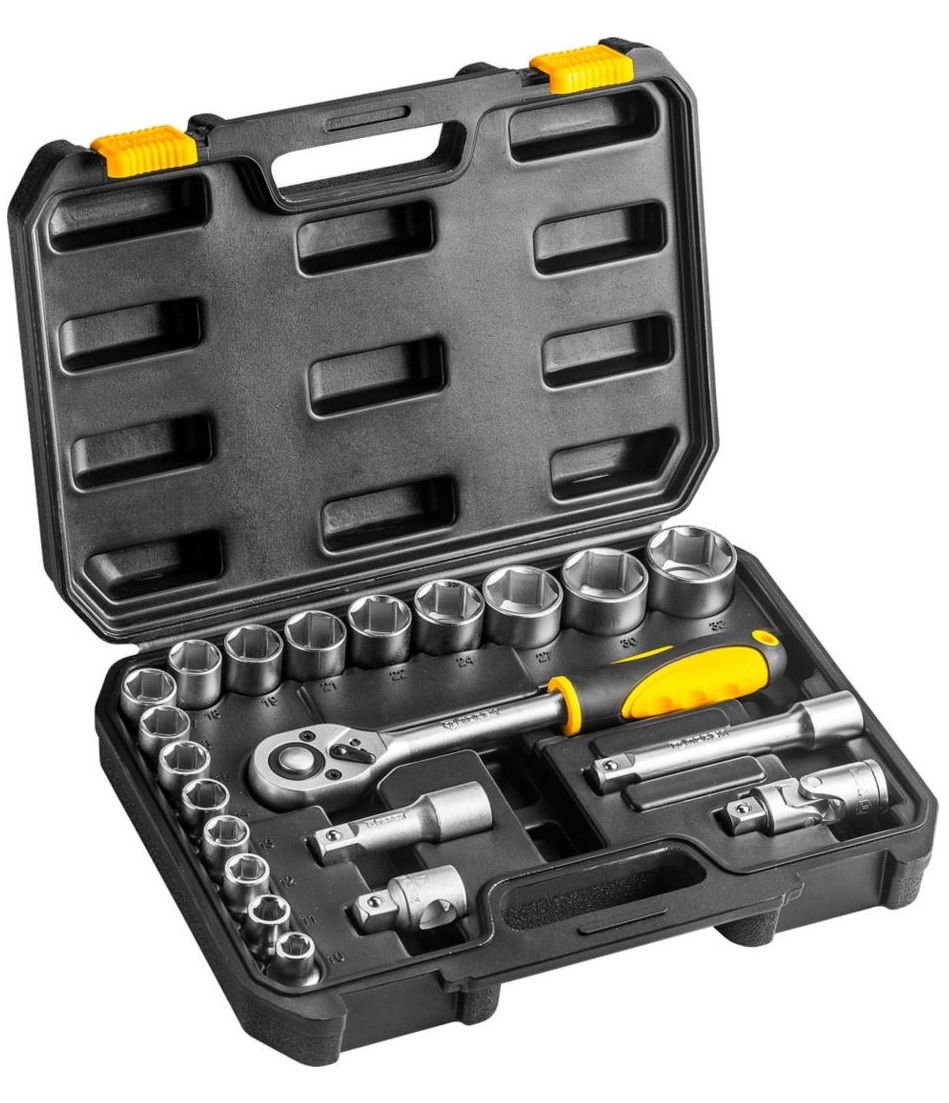 Topex 38D642 dugókulcs készlet, 1/2", 21 részes termék fő termékképe