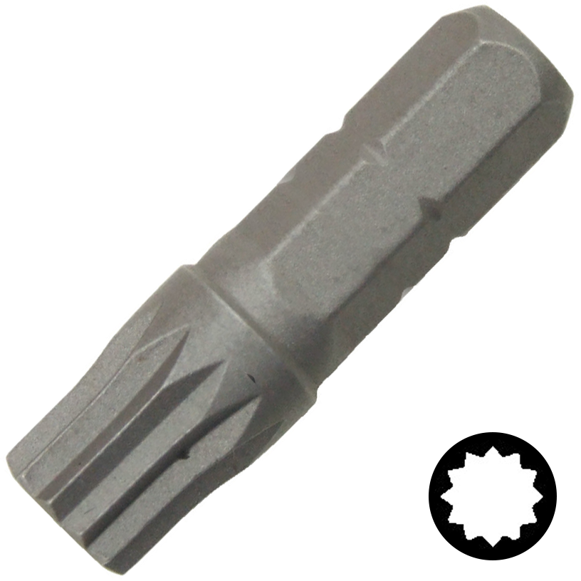 KENNEDY 12 mm XZN csavarhúzó bit 10 mm meghajtóval, 75 mm termék fő termékképe