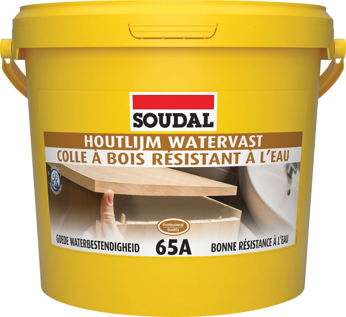 Soudal 65A vízálló faragasztó, 5 kg termék fő termékképe