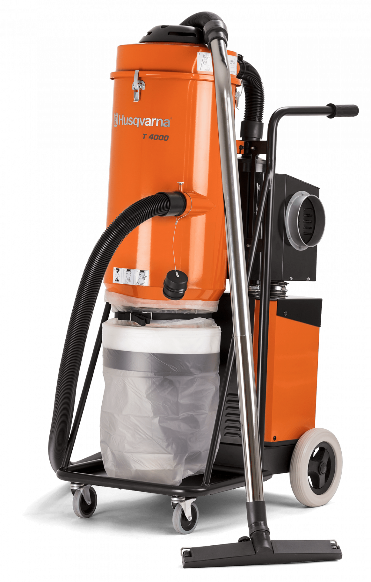 Husqvarna T 4000 háromfázisú HEPA H13 építőipari porszívó termék fő termékképe