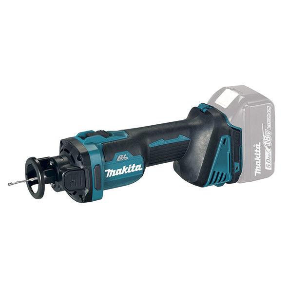 Makita DCO181Z akkumulátoros rotációs (gipszkarton) vágó (akku és töltő nélkül) termék fő termékképe