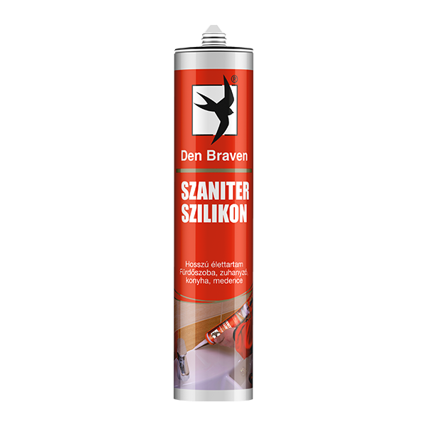 Den Braven Szaniter szilikon, ezüst szürke, 280 ml termék fő termékképe