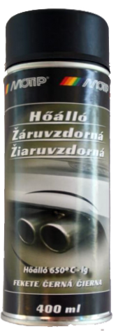 Motip 650 °C-ig hőálló festék spray, ezüst, 400 ml termék fő termékképe