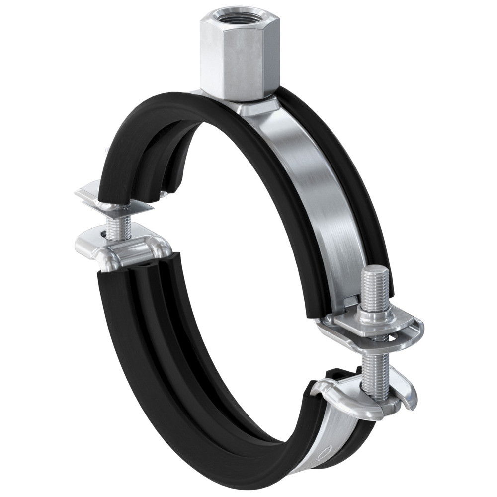 Fischer FRS-L 15 - 19 M8 / M10 kétcsavaros gumibetétes csőbilincs, 25 db/csomag termék fő termékképe