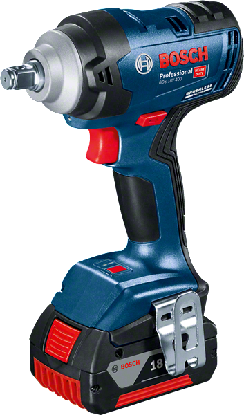 Bosch GDS 18V-400 akkus ütvecsavarozó (2 x 5.0 Ah Li-ion akkuval) termék fő termékképe