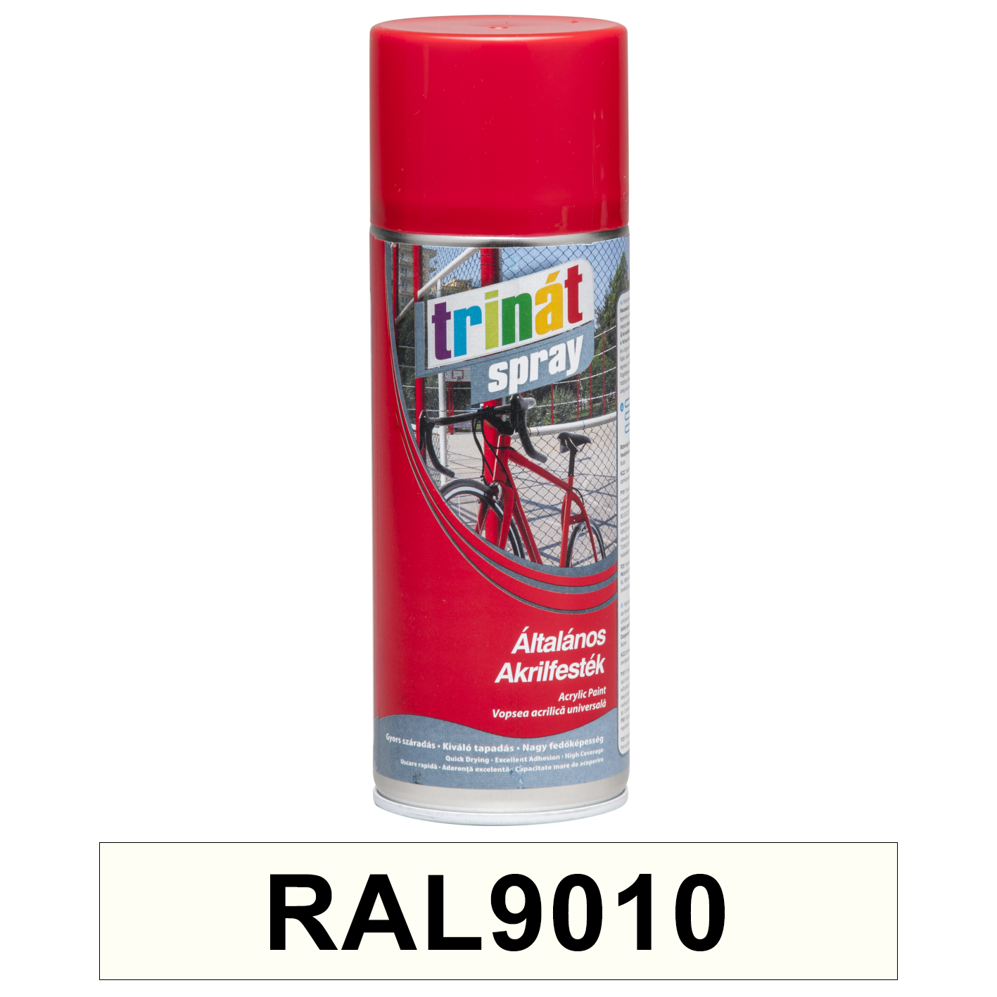 Trinát Általános akrilfesték spray, RAL9010, 400 ml termék fő termékképe