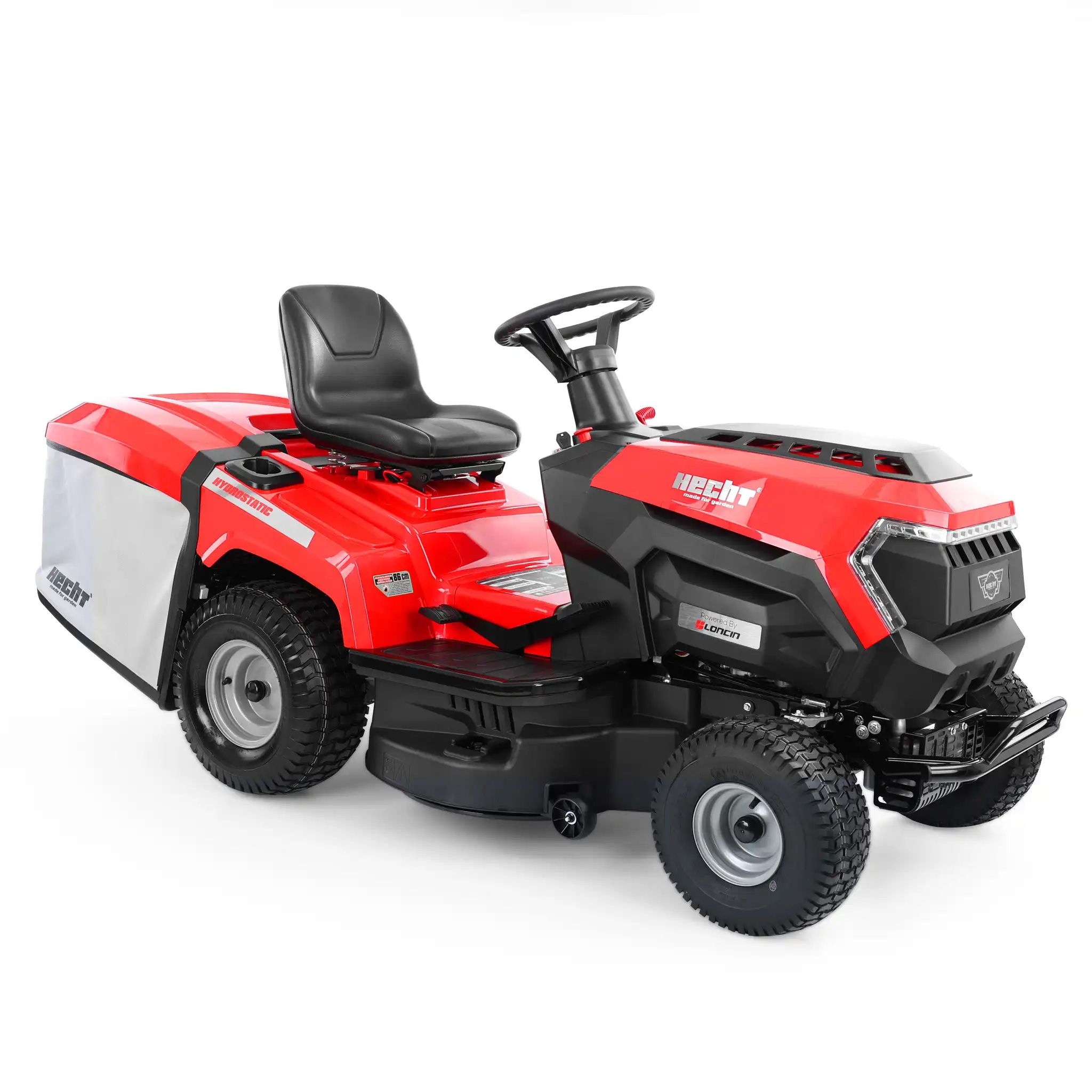 Hecht 5386 benzinmotoros kerti traktor fűgyűjtővel termék fő termékképe