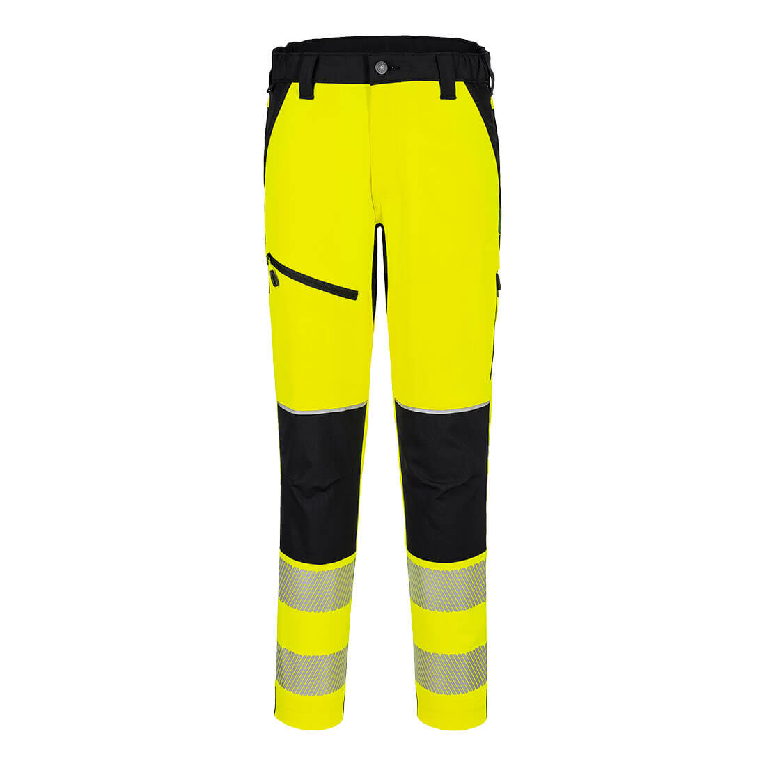 Portwest T140 - PW3 Hi-Vis Stretch derekasnadrág, sárga/fekete termék fő termékképe